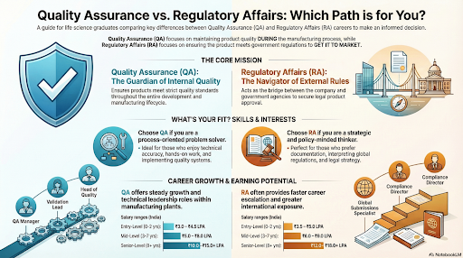 QA vs RA: Which Career is Better for Life Science Graduates?